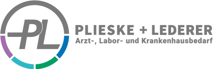 Praxis-, Labor und Krankenhausbedarf bei Plieske + Lederer-Logo