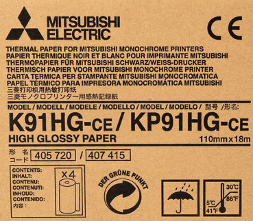 MITSUBISHI Thermopapier KP 91 HG