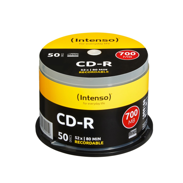 INTENSO CD-Rohling Spindel R700MB - Bedruckbar