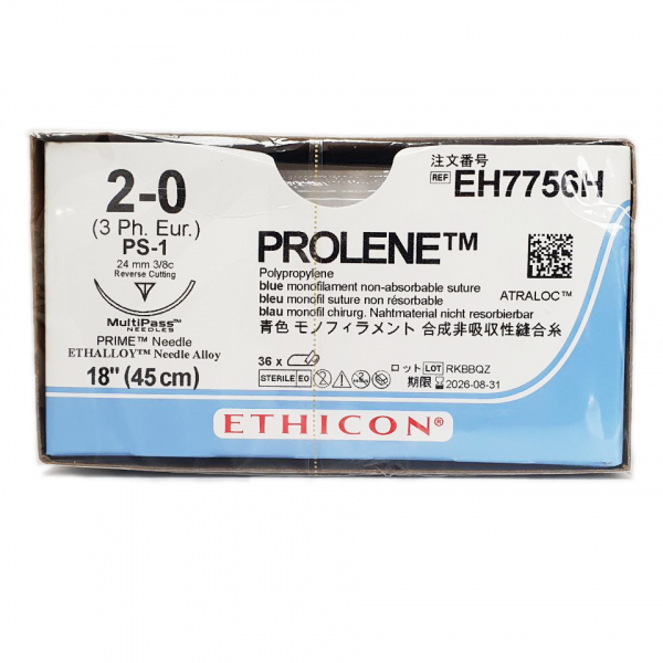 ETHICON Prolene Blau, 2-0, 45cm
