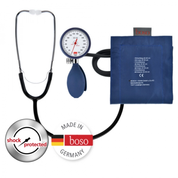 BOSO Manuelles Blutdruckmessgerät BS 90 mit Stethoskop BOSO Manuelles Blutdruckmessgerät BS 90 mit Stethoskop